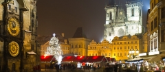 Рождество в Праге - Чехия ночные фото