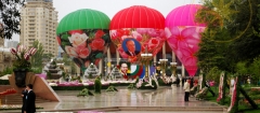 Праздник цветов в Баку - фото города во время праздника
