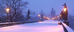 Прага зимой - фото Чехии в зимнее время