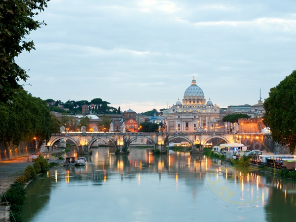 Мост Сант-Анджело в Риме - Италия