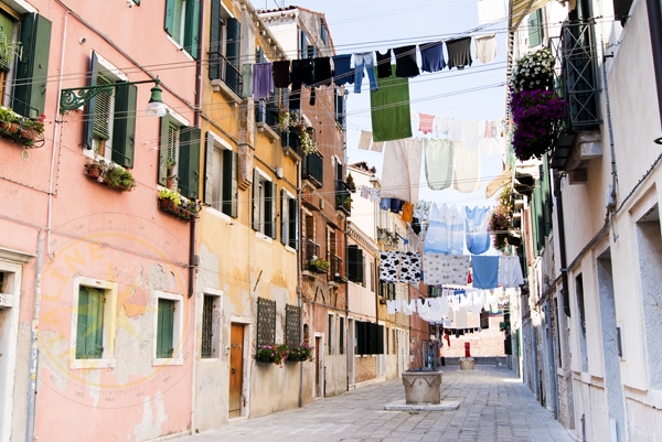 Улицы Венеции - тихие типичные улочки - Италия