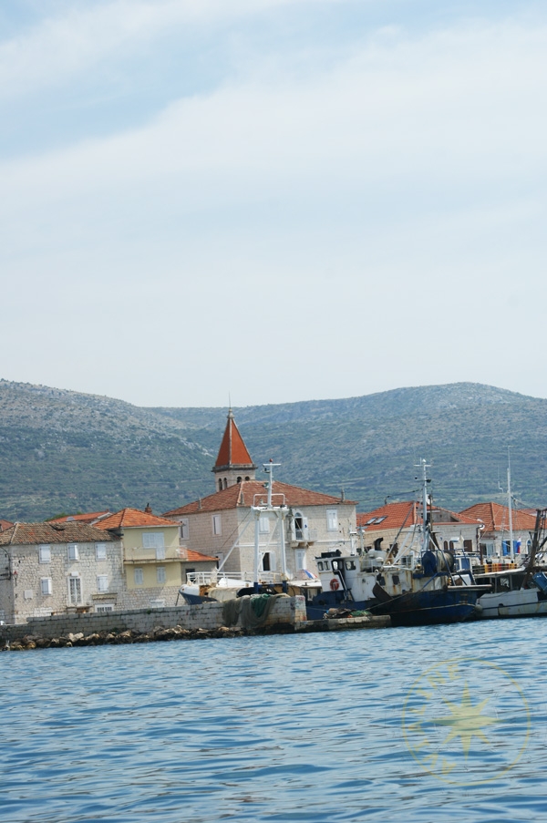 Причал и старый город Трогир - Хорватия