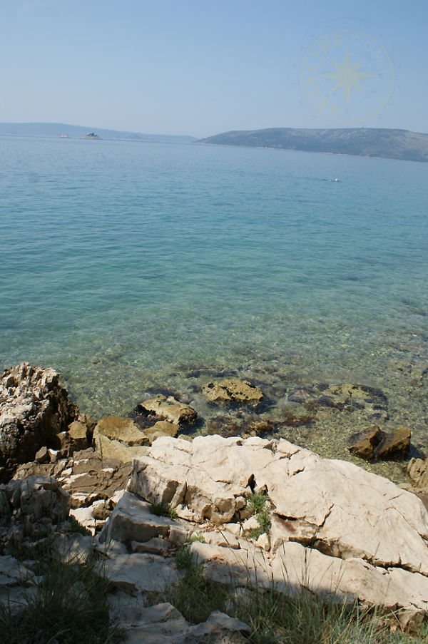 Каменистое дно Адриатического моря - Хорватия