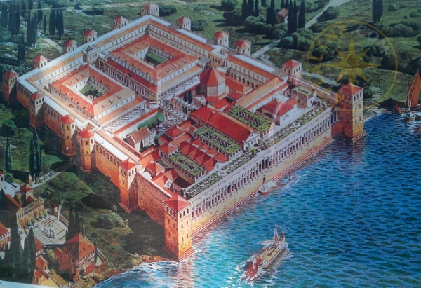 Дворец Диоклетиана - реконструкция - Хорватия