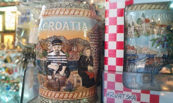 Сувенирная лавка в Сплите - Хорватия