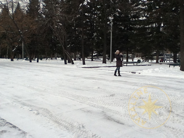 Зима в Новосибирске - Россия