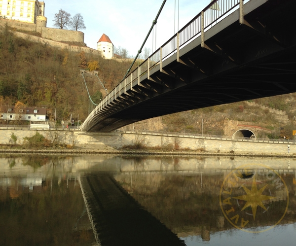 Мост к крепости в Пассау - Германия