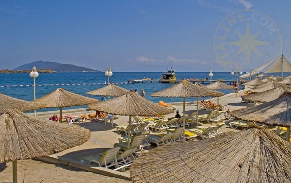 турецкий курорт Бодрум - пляж Бодрума - Турция
