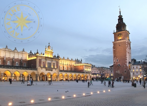 Рыночная площадь старого Кракова - Польша