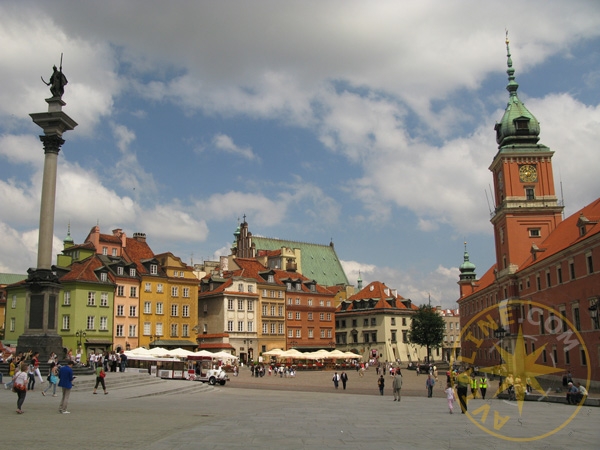 Варшава - площадь города - Польша