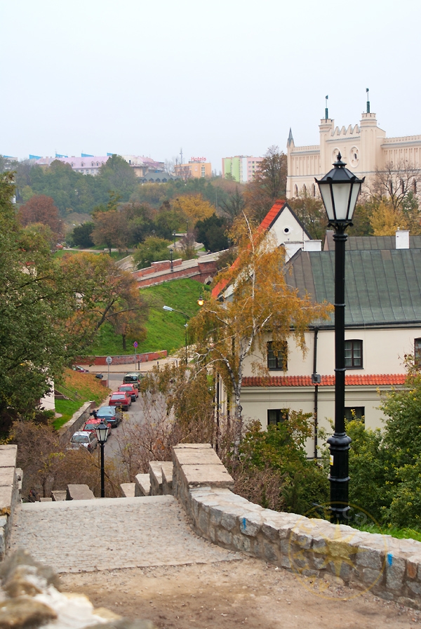 Люблин - фото возле крепости - Люблинского замка - Польша