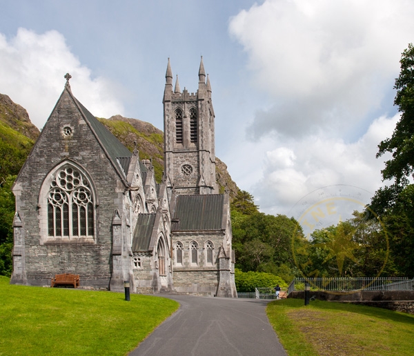 Аббатство Kylemore Abbey Connemara - Аббатство Килмор Конемара - графство Голуэй - Ирландия