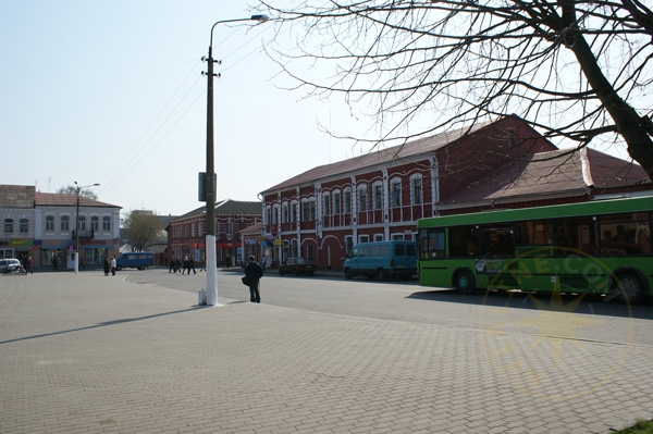 Вид на Соборную площадь в Борисове - Беларусь